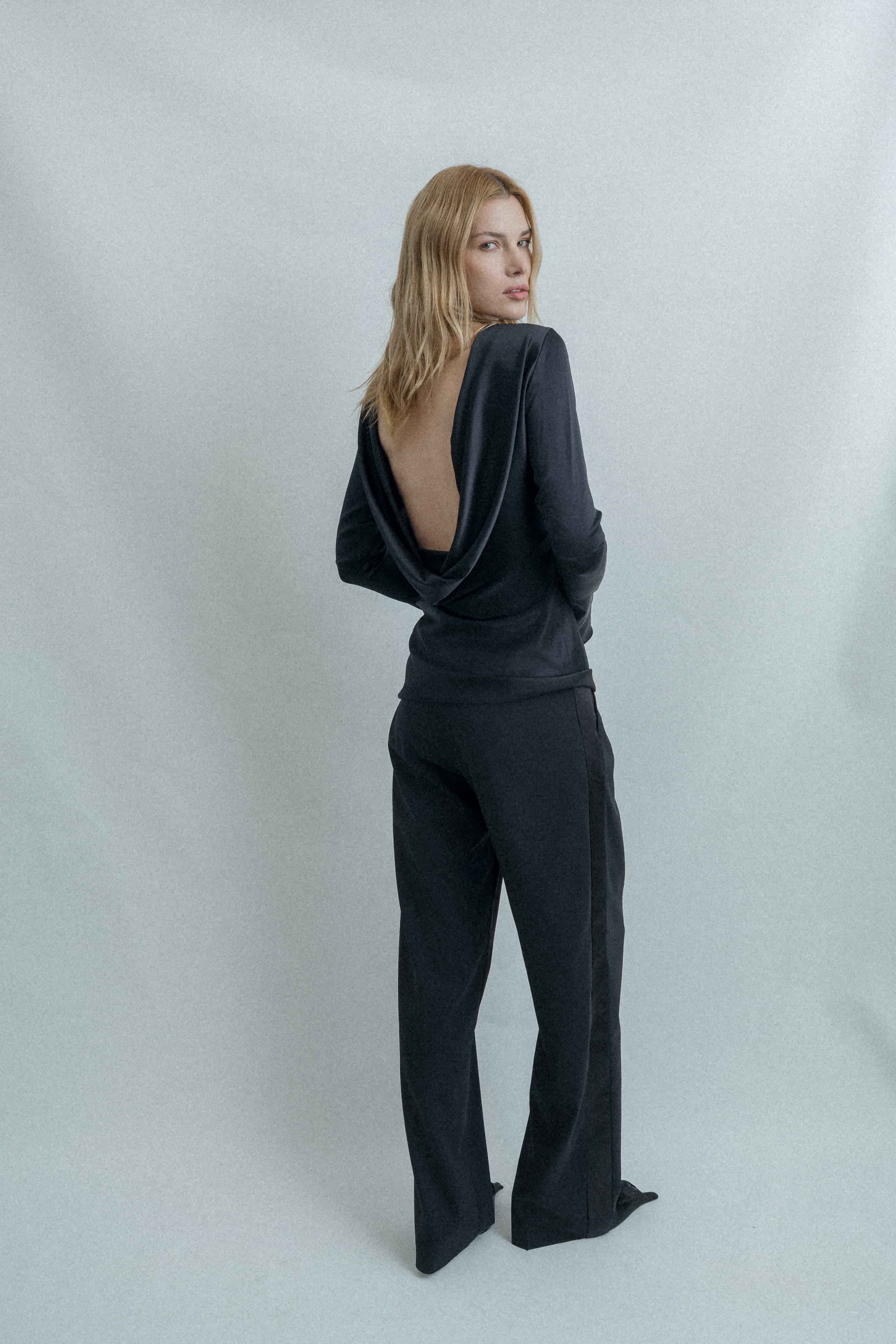 High-waisted Tailored Pants